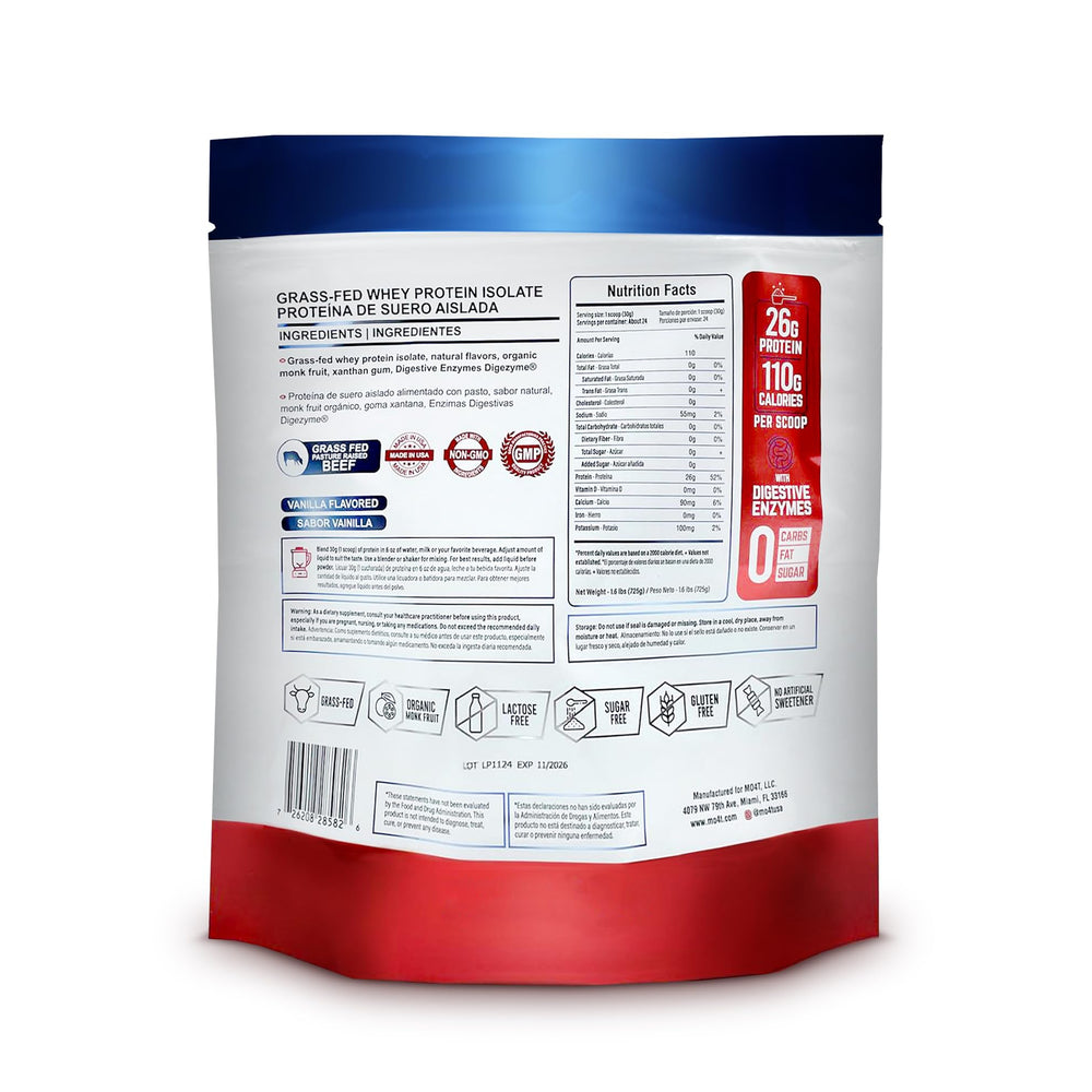 MOMOF4TRANSFORM ISO26 ingredients label with no artificial additives