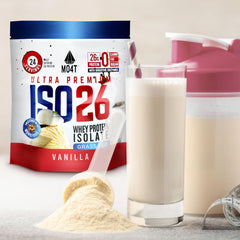 MOMOF4TRANSFORM ISO26 scoop of powder for precise protein intake