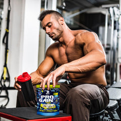 MO4T ProGainz shaker bottle ready for fast, protein-rich post-workout shakes.