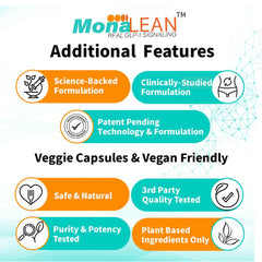 MonaLean Theramone capsule-dispensing glass demonstrates easy dosing