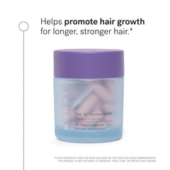 MONAT IR daily capsules pack shows easy daily intake for consistent hair support.