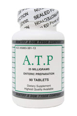 Montiff ATP 25 mg tablets bottle and pack showing daily supplement use.
