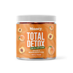 Monty Supplements microplastic zeolite gummies bottle supporting daily balance