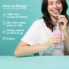 Moogi colostrum supports skin, nails, and hair from within.
