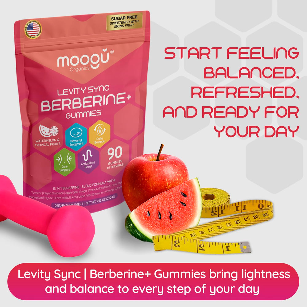 Individually wrapped gummies positioned for freshness on the go.