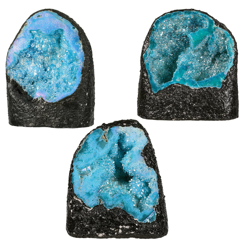Mookaitedecor drusy geode detail closeup highlights natural texture and sparkle.