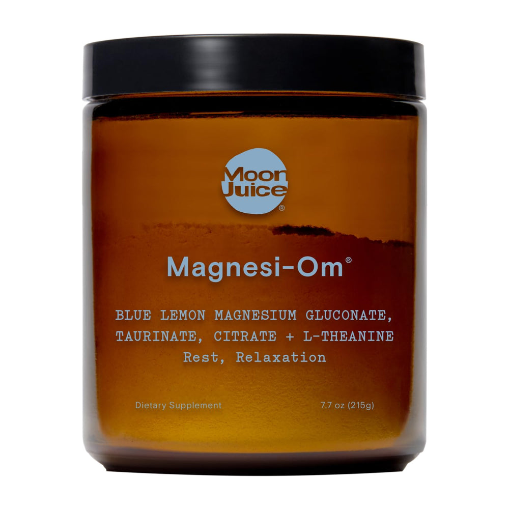 Moon Juice Magnesi-Om bottle pour for a calming evening routine