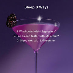Moon Juice Sleepy Magnesi-Om pour into glass supports calm nights.