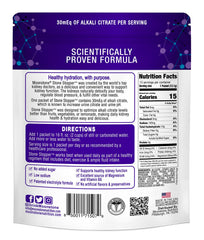 Moonstone Stone Stopper Drink Mix powder dissolving in water for easy hydration