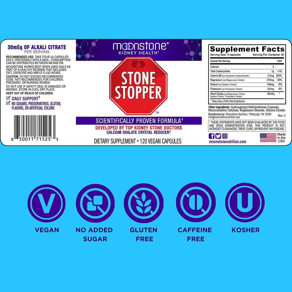 Moonstone Stone Stopper lifestyle-use image implies daily routine integration.