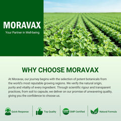 Moravax lab-tested purity seal on oregano oil blend