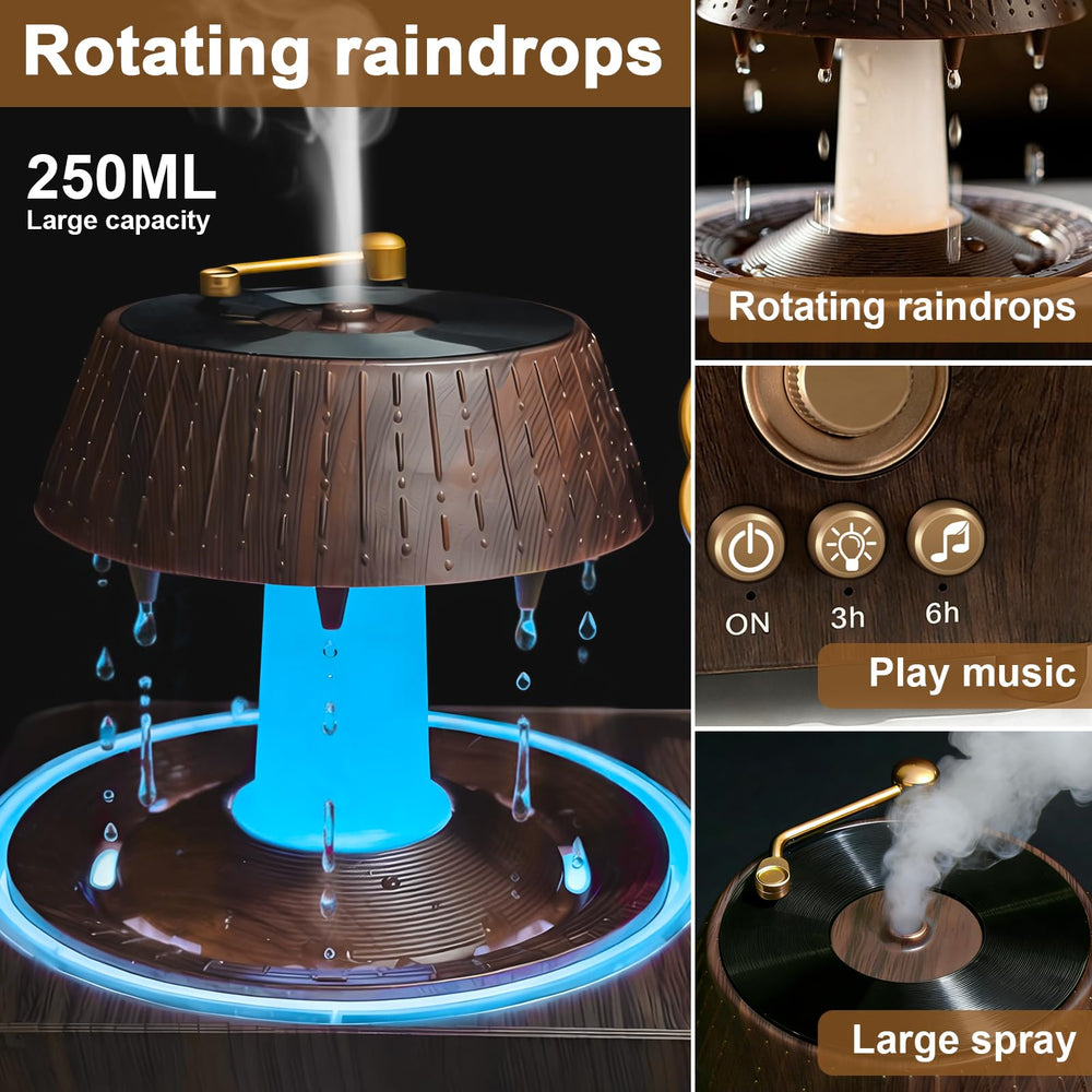 Mor bou Raindrop diffuser 250ml tank sustains longer mist.