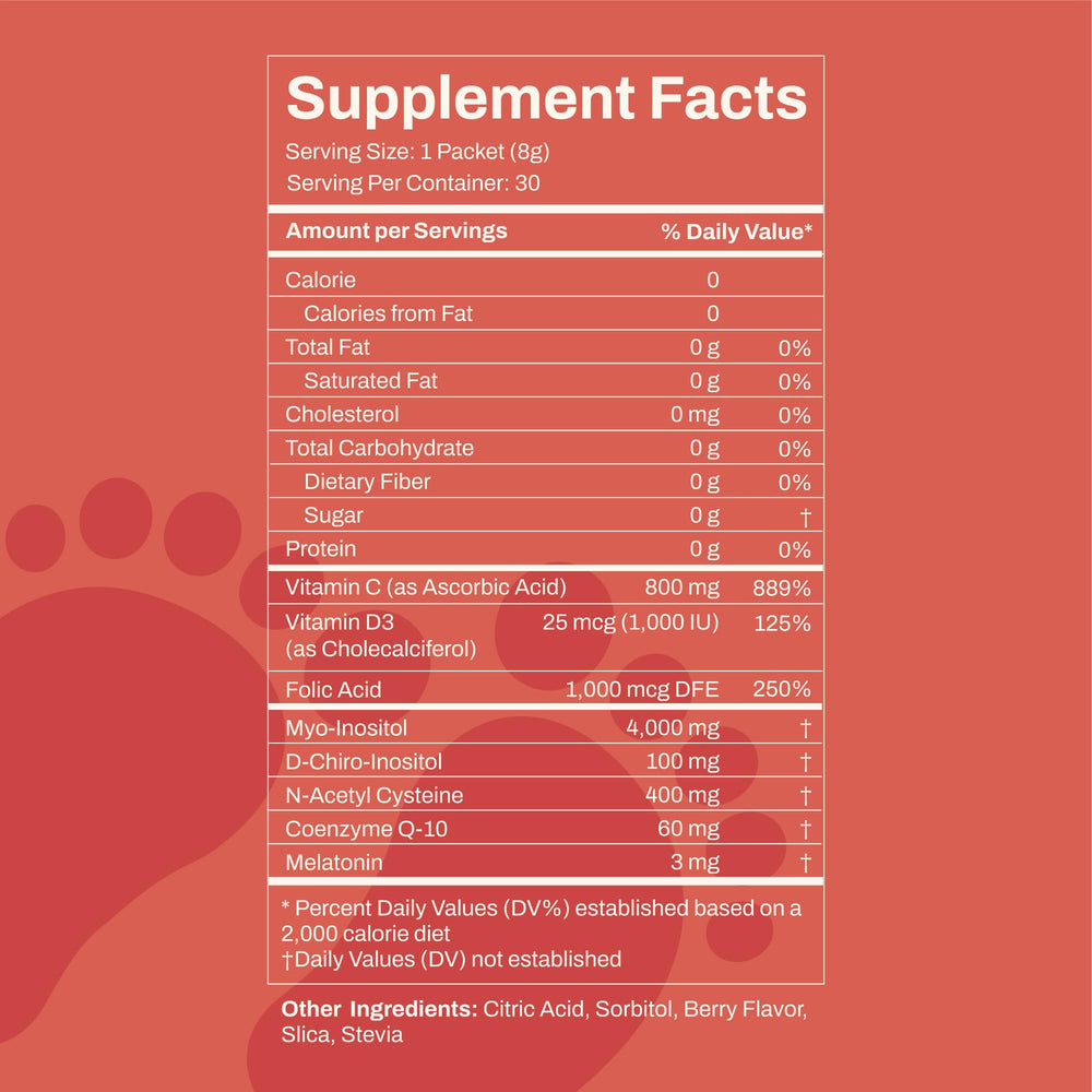 MoreBabies folic acid and nutrients packaging for wellness