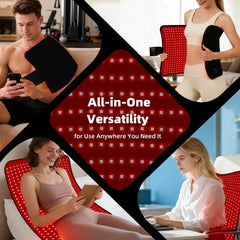 Morespond red light therapy mat legs for full-limb relaxation and recovery