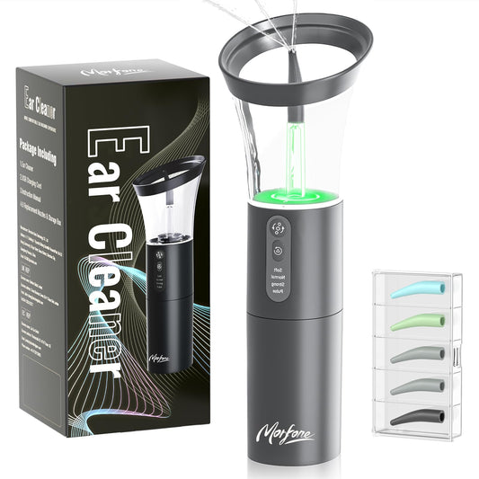 Morfone ear-cleaning-kit flexible-nozzle for comfortable ear irrigation and safety