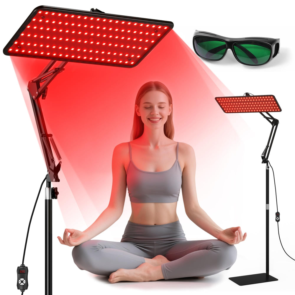 Morfone red light therapy panel front view for at-home skincare benefits.