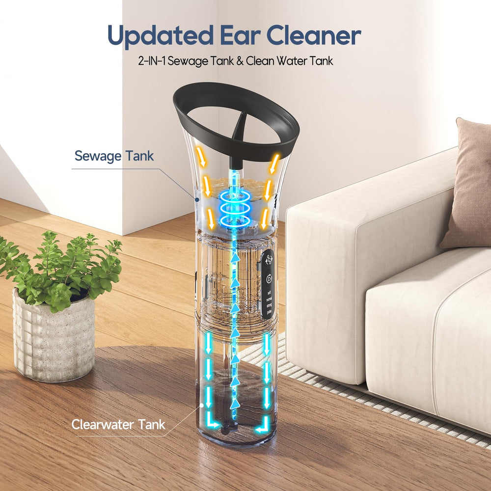 Morfone six-interchangeable-nozzles for family ear care needs