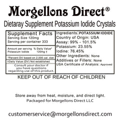 Morgellons Direct SSKI instructions with photos guide mixing.