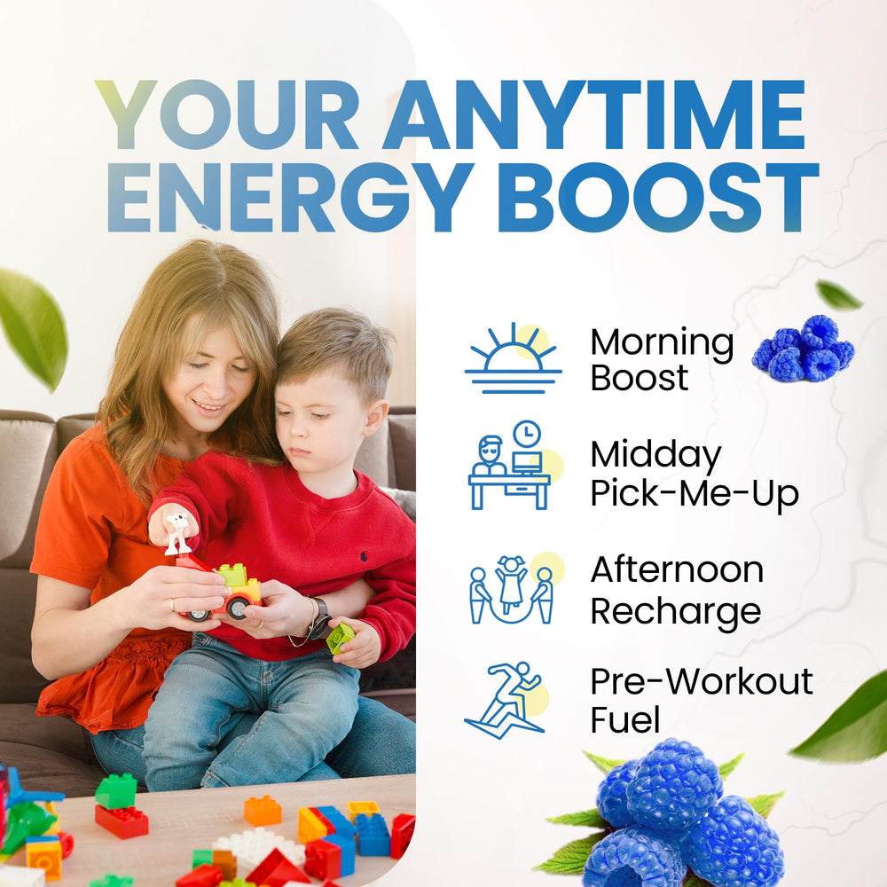 Morning Buzz dissolving powder in water for quick refreshment