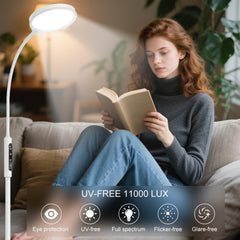 Morpholife lamp auto-memory recalls your last brightness and color temperature settings