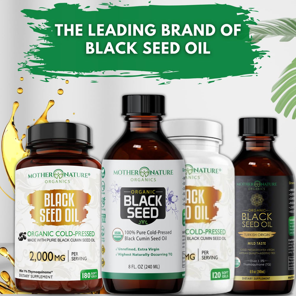 Mother Nature Organics beauty use image highlights hair and skin nourishment.