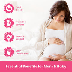 Close-up of Mother’s Promise prenatal gummies highlighting citrus flavor and easy daily intake.
