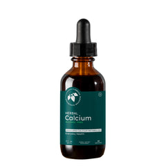 Mountain Meadow Herbs Herbal Calcium bottle pour for easy plant-based bone support.