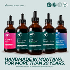 Mountain Meadow Herbs Herbal Calcium nursing mom use highlights safe plant-based calcium for bones and teeth.