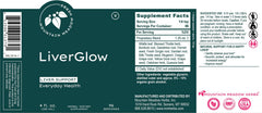 Closeup of herbal components in Liver Glow visual