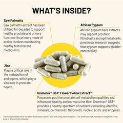 Mountain Peak Nutritionals Prostate pygeum ingredient closeup conveys nutrients for urinary balance.