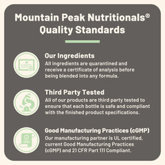 Mountain Peak Ultra High Multivitamin on a clean surface for daily routine.