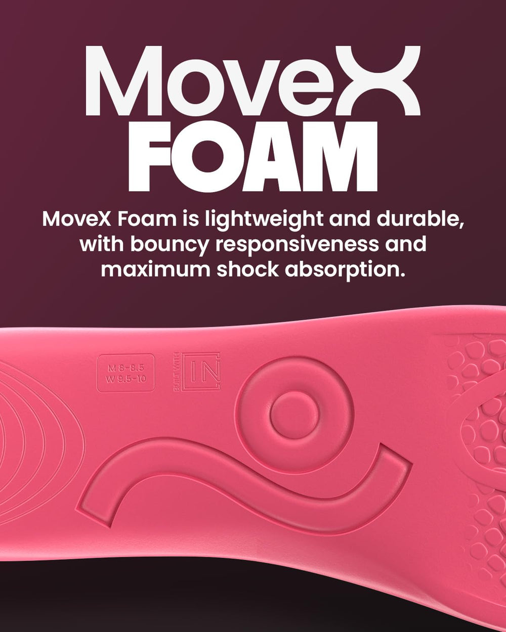 Move Baseline neutral support profile—freedom of movement with light guidance.