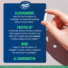 Move Free Advanced Plus MSM pack-of-2 label indicates extended value.