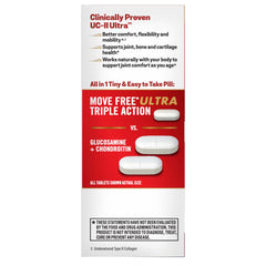 Move Free Ultra-bottle-packaging highlights 64-tablet supply