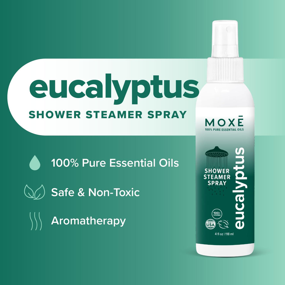 Steam diffuses around the MOXE mist for a spa-like inhalation experience