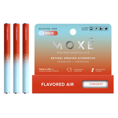 MOXE Natural Cinnamint Air Inhaler front view for on-the-go refreshment