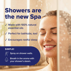 MOXE Shower mist being sprayed into steam for easy activation