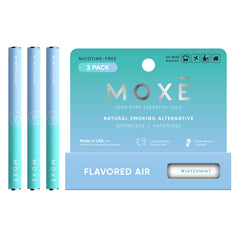 MOXE Wintermint Air Inhaler compact design for discreet aromatherapy on the go