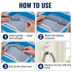 MOZZPAD soft mask brush reaches vents for gentle detailing.