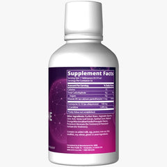 MRM CoQ-10 L-Carnitine liquid label closeup highlighting ingredients and benefits