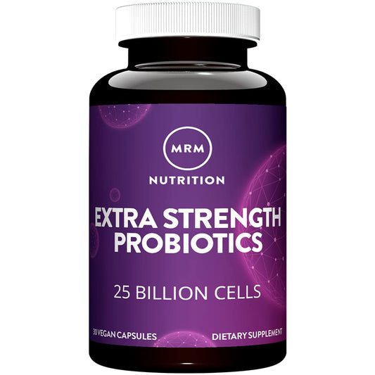 MRM Extra Strength Probiotics bottle for daily gut support.