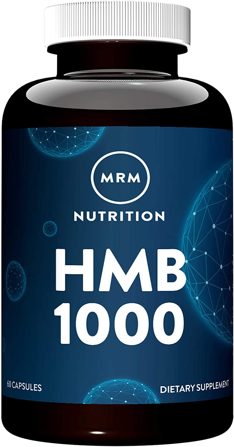 MRM HMB 1000 bottle label showcases science-backed formula for muscle support