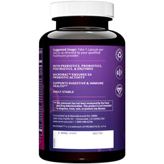 MRM MicroBAC delivery technology enhances probiotic stability and delivery.