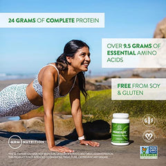 MRM Veggie Elite Protein ingredients list highlighting vegan and gluten-free formula.
