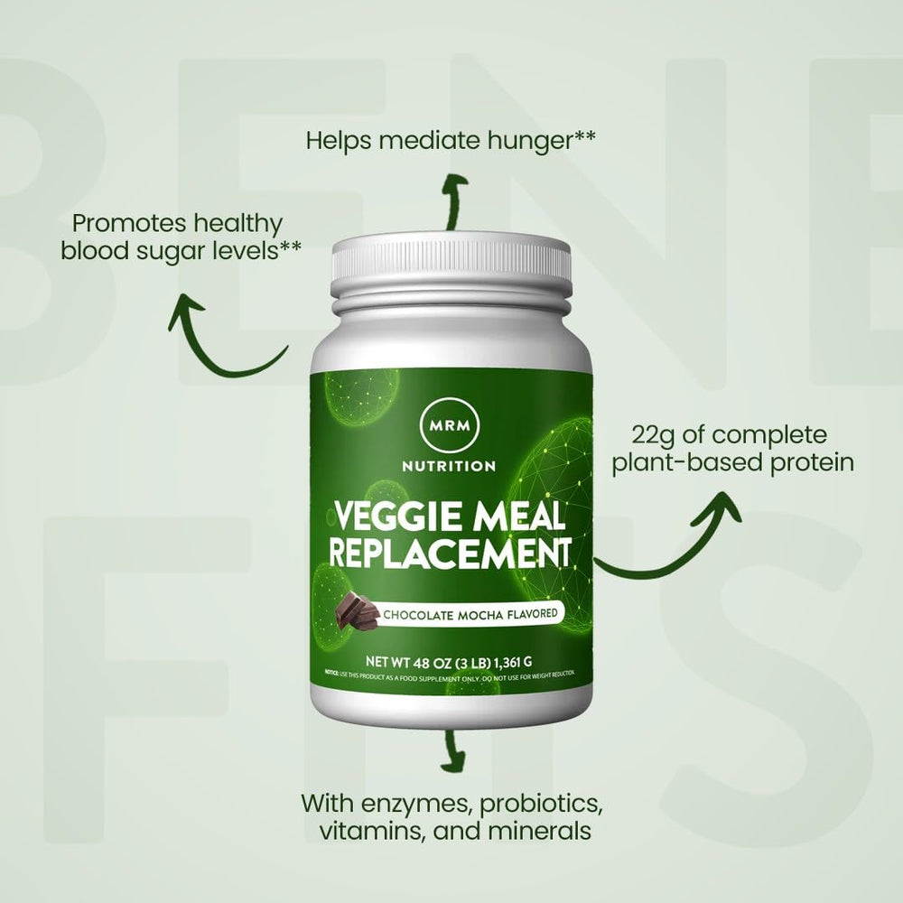 Close-up of ingredients showing plant-based protein blend: pea, brown rice, and sacha inchi