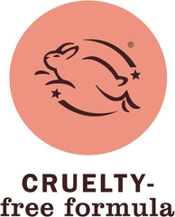 Cruelty-free certification emblem on Mrs. Meyer's Basil sanitizer