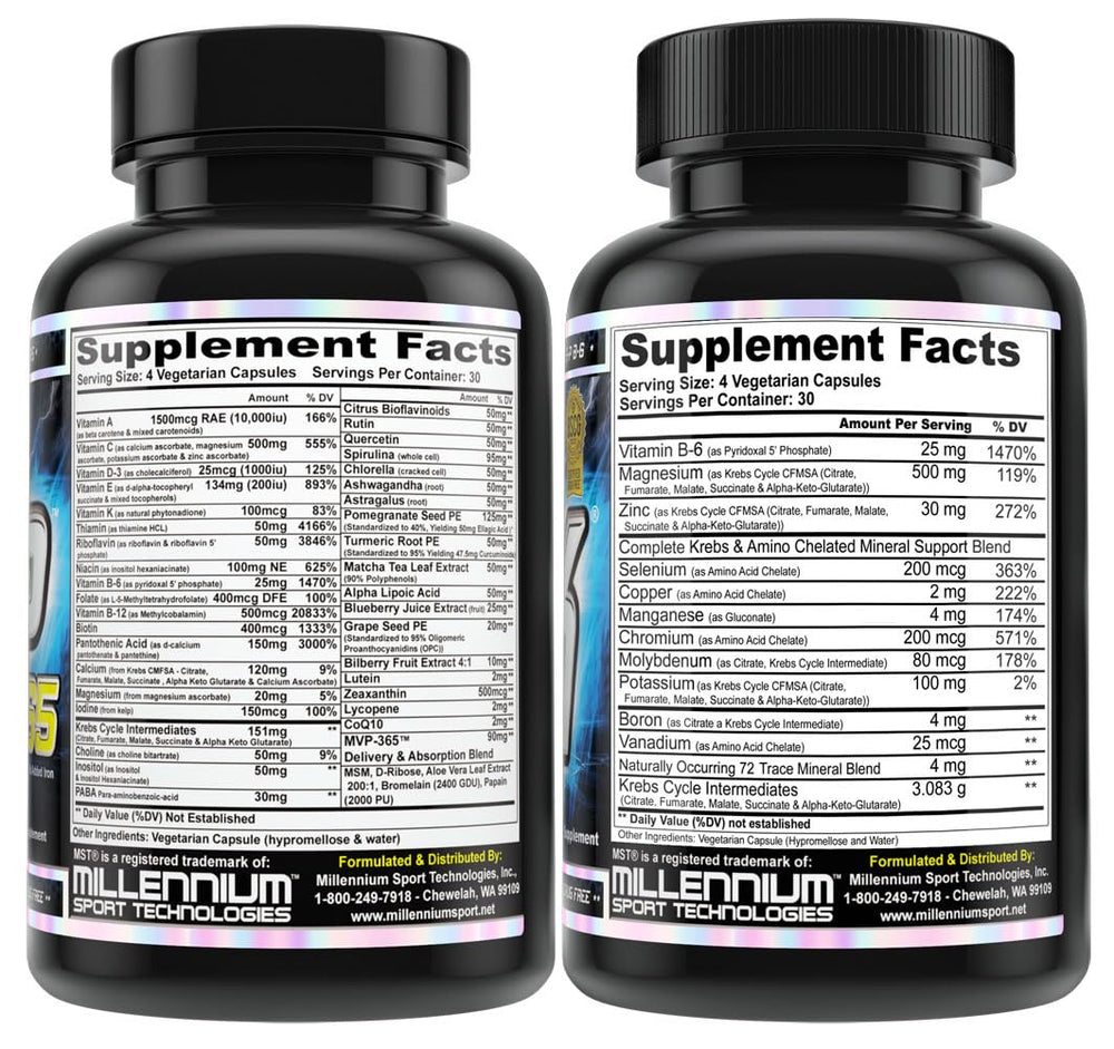 MST Foundation Stack packaging displays all-in-one setup for sleep, recovery, and nutrient balance.