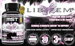 MST Libifem on nightstand signaling menopause symptom support.