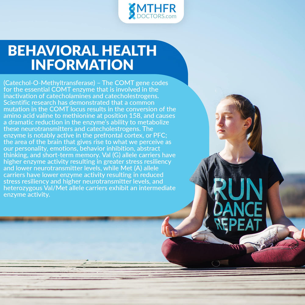 MTHFR COMT live expert support by phone for testing guidance.