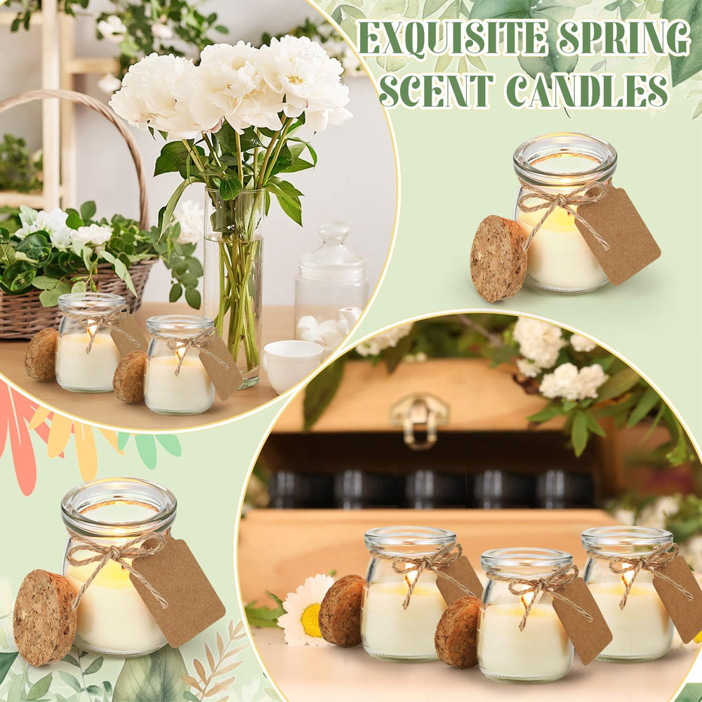 MTLEE cherry blossom scented candle for wedding decor